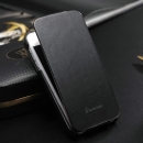 luxurise Premium Leder Hlle fr Iphone 5 - schwarz