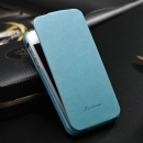 luxurise Premium Leder Hlle fr Iphone 5 - Tuerkis